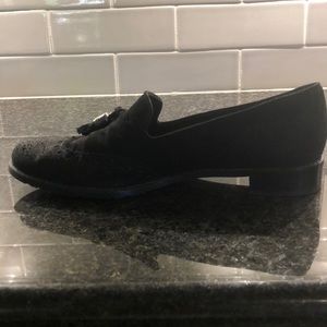 Stuart Weitzman Wool Tassel Loafer